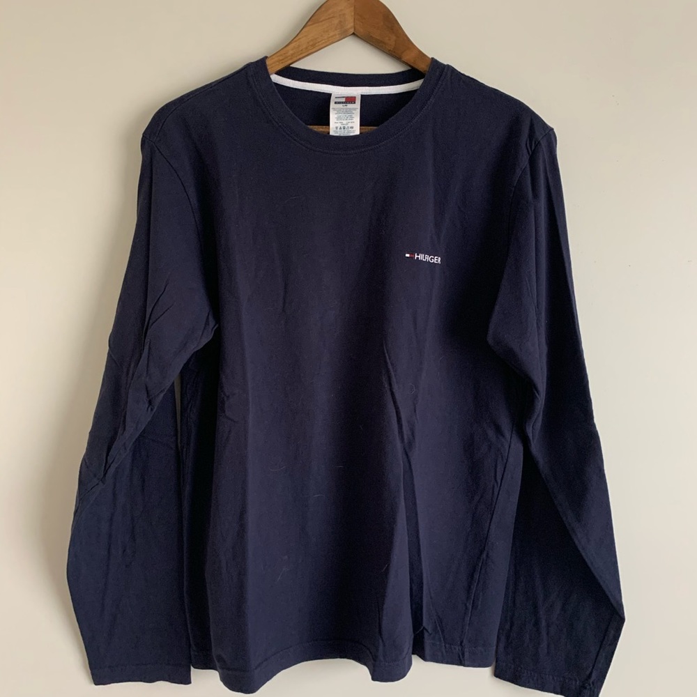 VTG Tommy Hilfiger t-shirt Mens Large Navy Blue